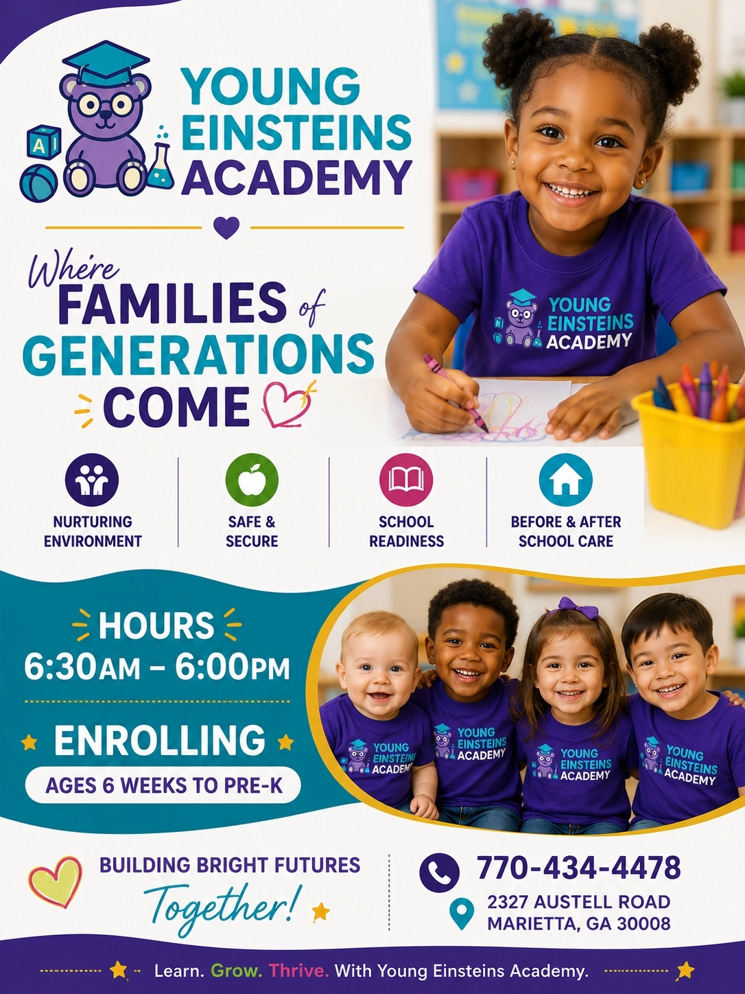 Young Einsteins Academy Flyer